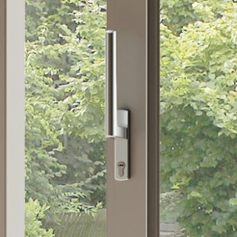 lift and slide door handle